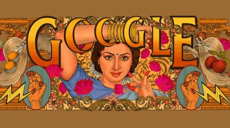 sridevi google doodle