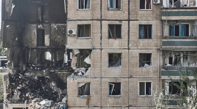 Drones hit Ukraine’s Kharkiv, injuring one and damaging dormitory, say ...