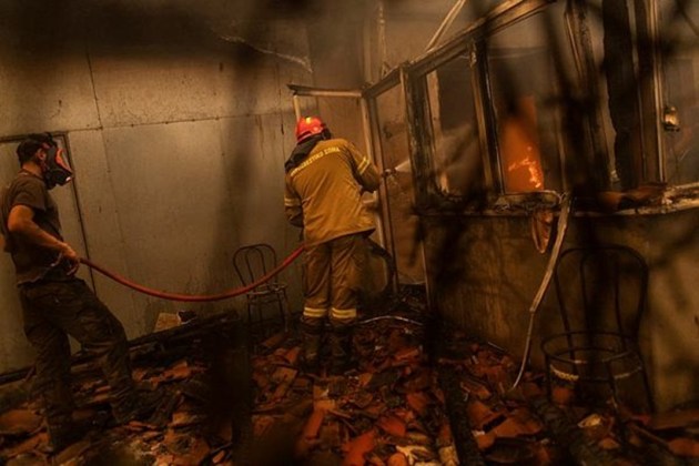 greece wildfires