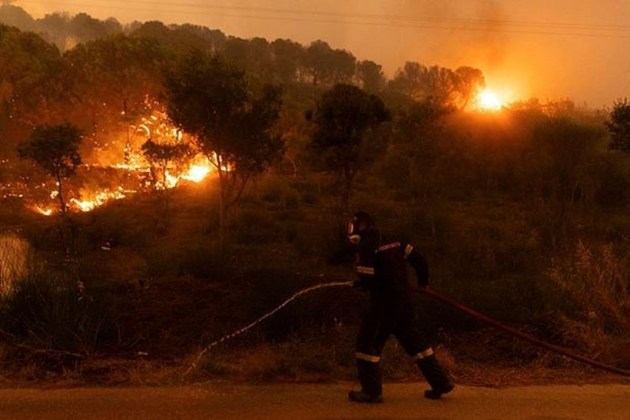 greece wildfires