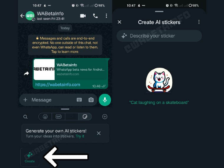 Here's how to create your own WhatsApp stickers / X