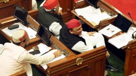 Akhilesh yadav speaks on stray cattle, stray cattle, UP stray cattle news, inflation, UP assembly, monsoon session final day, indian express news