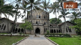 Amphi theatre Fergusson college. Express photograph by Arul Horizon