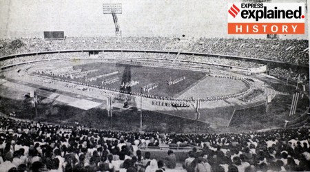 G20 Summit: A photo of the 1982 asian games in New Delhi.