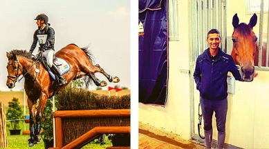 Rider Ashish Limaye with his horse Willy be Dun