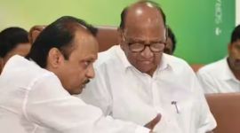 Ajit and Sharad Pawar