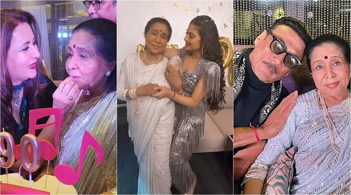 Inside Asha Bhosle’s 90th birthday celebration in Dubai | Entertainment ...