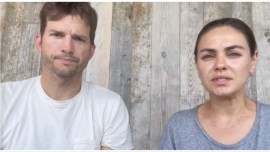 Ashton Kutcher and Mila Kunis on Danny Masterson