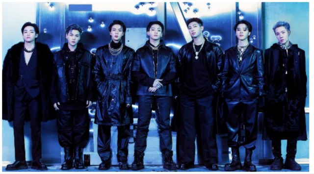 . BTS comprises of RM, Jin, Suga, J-Hope, Jimin, V and Jungkook.