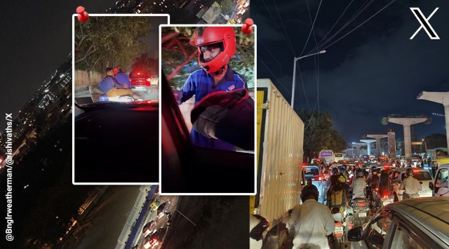 Bengaluru commuters stuck in traffic share horrific ordeal on social media