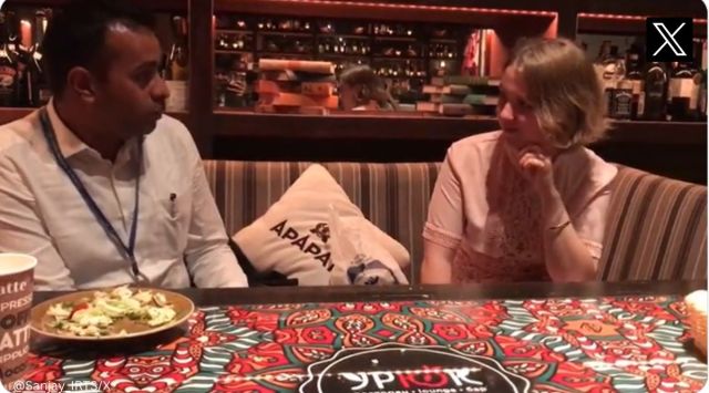 Civil servant shares video of his conversation with Russian woman who is able to understand Hindi