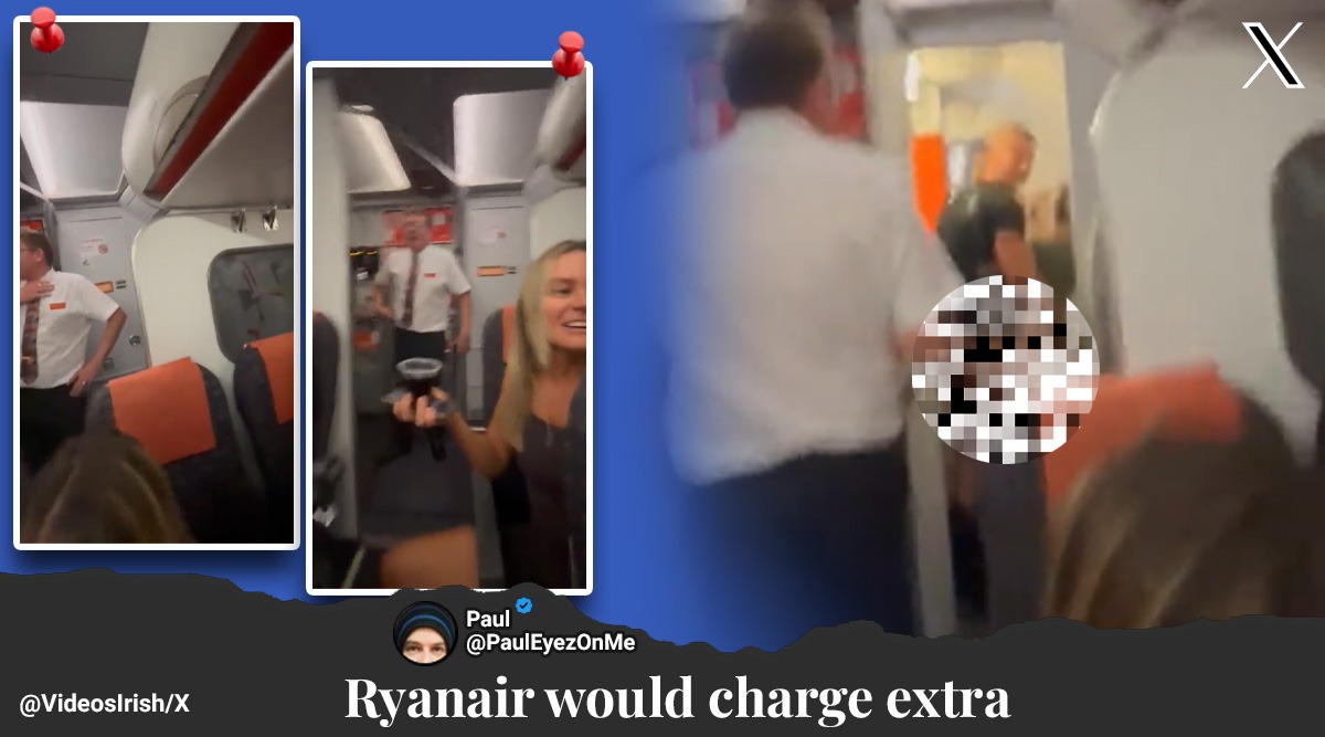 Grade 10 Viral Sex - Ryanair would charge extra': Couple caught having sex in easyJet flight  toilet from UK to Spain, escorted off plane | Trending News - The Indian  Express