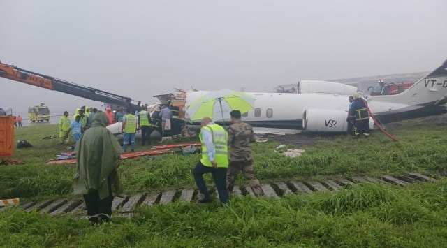 Private jet skids off Mumbai airport; pilots, passengers injured ...