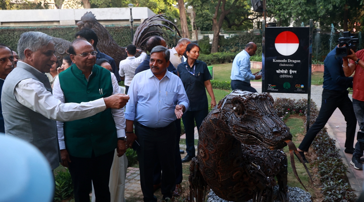With 22 sculptures crafted by 25 Lalit Kala Academy artists, G20 waste