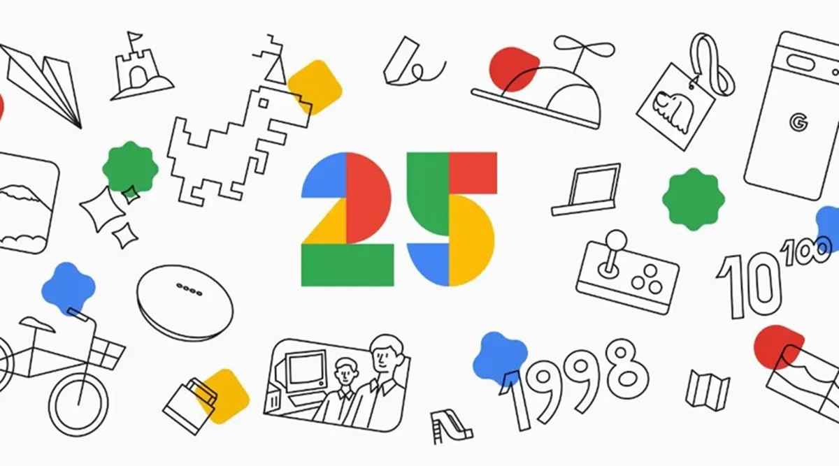 Google celebrates 25th anniversary with a new Doodle showing all logos | Technology News