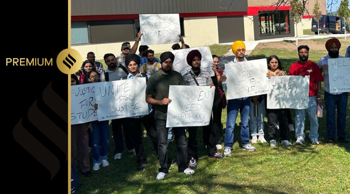 Indian students in Canada have been holding protests to raise the worsening issue of housing and job crisis for Indian students.