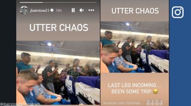 Jonny Bairstow shares pic of England team travelling economy class to Guwahati