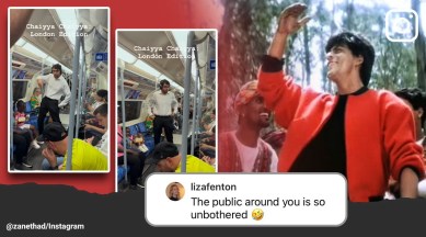 A man from India grooved to the iconic song ‘Chhaiya Chhaiya’ on the London Underground.