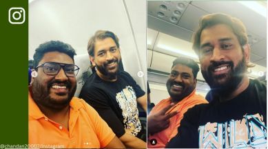Man shares lucky encounter with M S Dhoni who sat next to him on IndiGo flight