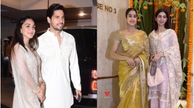 Sidharth Malhotra, Kiara Advani, Janhvi Kapoor Khushi Kapoor Manish Malhotra