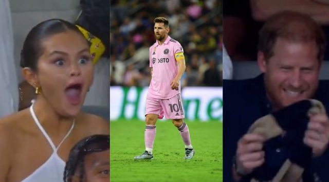 Messi LA debut: Selena Gomez and Prince Harry