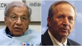 N K Singh, Lawrence Summers at express Adda