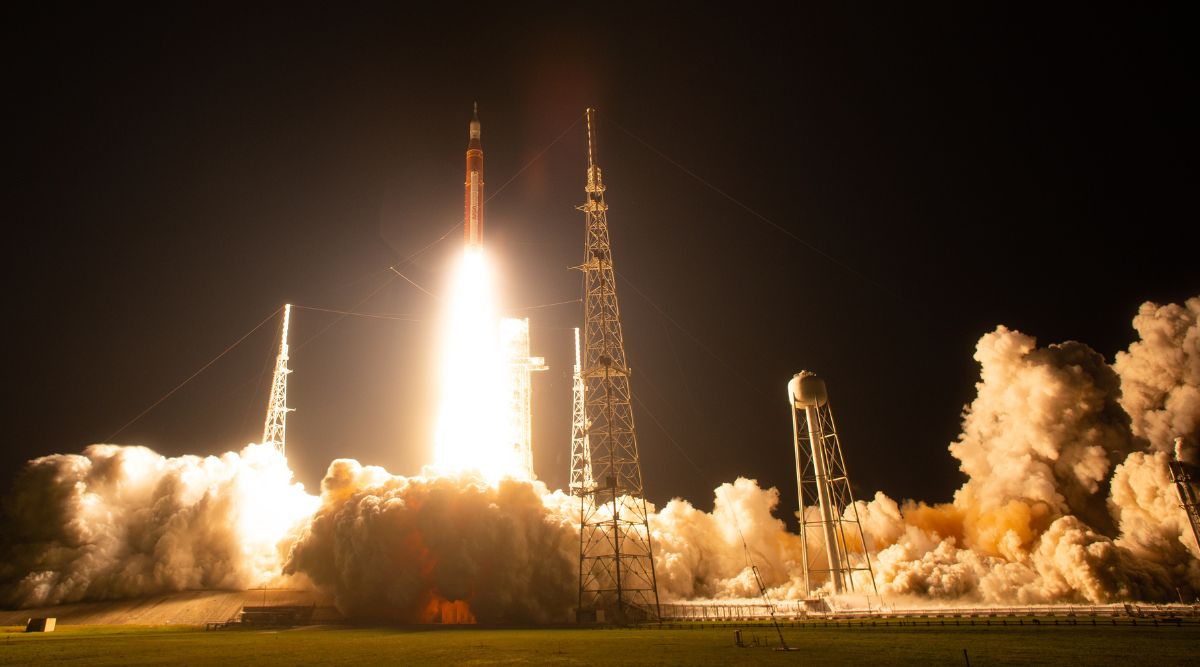 Artemis 1 mission launching on SLS rocket