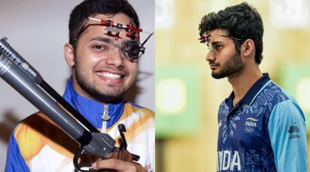 Asian Games 2023: Manish and Shiva Narwal shooting