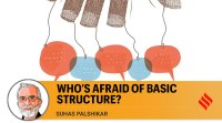 Basic Structure Doctrine, democratic well-being, debate on Basic Structure, CJI maiden speech in Rajya Sabha, Ranjan Gogoi RS speech, indian express news, express Opinion