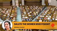 Opinion-card4_20th-Sept women's reservation bill, parliament session, indian express