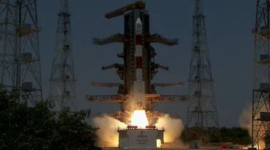 ADitya L1 mission PSLV rocket taking off