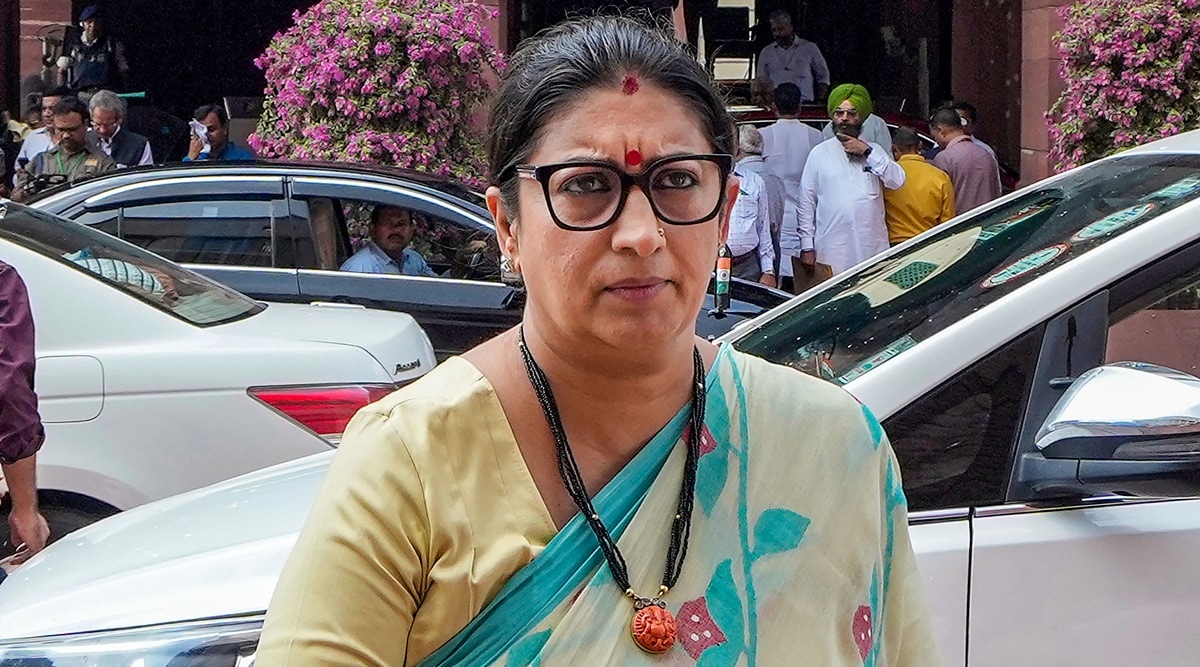 Congress leader booked for remarks against Smriti Irani | India News - The Indian Express