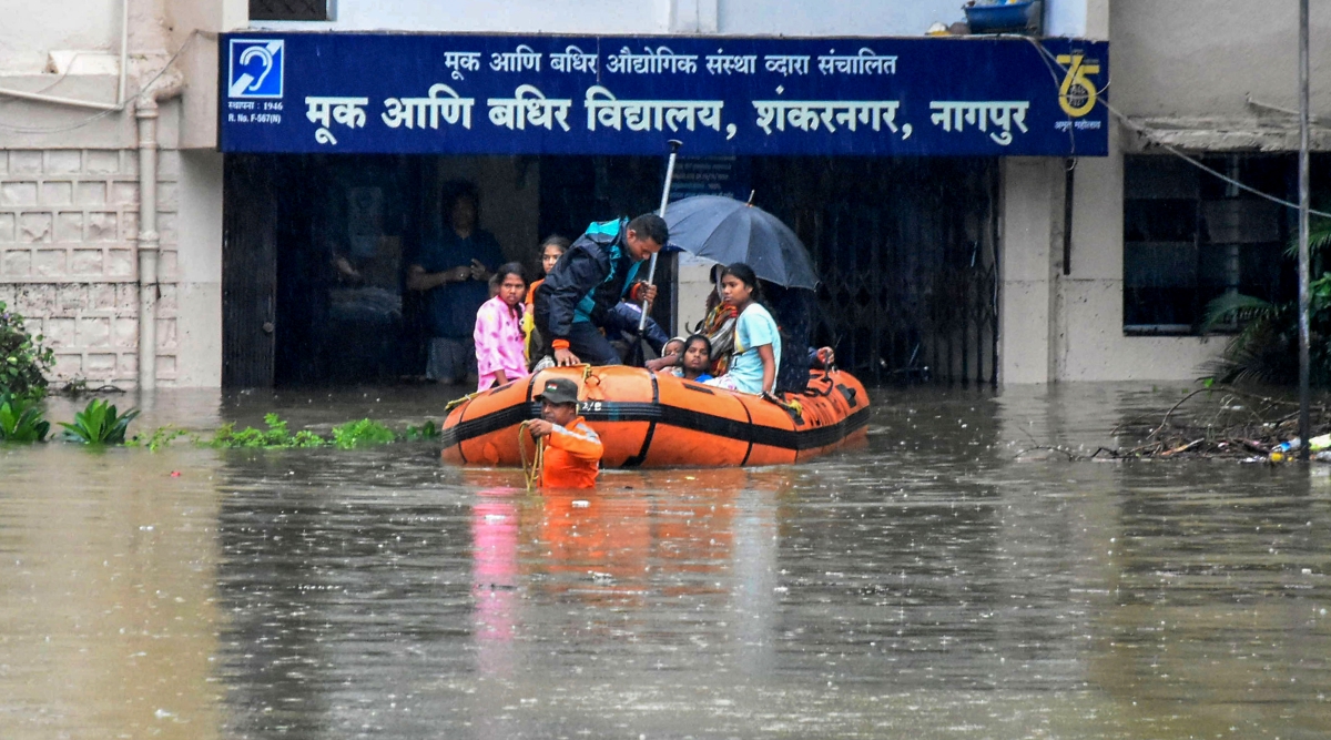 Watch Nagpur flooded amid heavy rainfall; 4 dead, 400 evacuated so