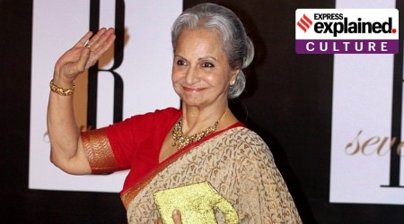 Veteran actor Waheeda Rehman at an event in Mumbai in 2011.