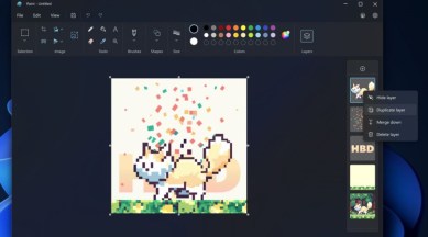 MS Paint layers | Paint transparent PNG | Paint app new features