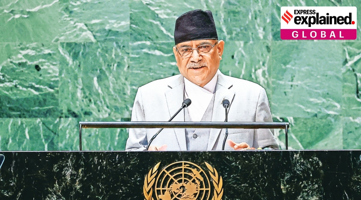 Kathmandu, nepal government, Pushpa Kamal Dahal, Pushpa Kamal Dahal ‘Prachanda’, United Nations General Assembly, Indian express explained, explained news, explained articles