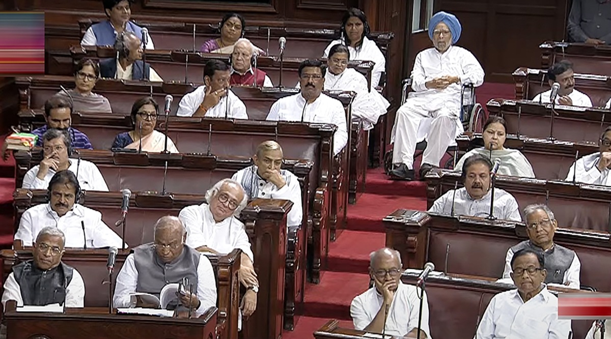 Mic cut-off mid-speech, RS session ends amid protests | India News ...