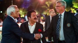 Roger Binny and Rajeev Shukla