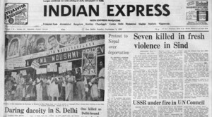 seven killed by gunfire in protests, call for Jihad, jihad against martial law, Nepal deports Indians, Indo-Nepal border, Curfew in Indore, indian express news