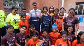 Rishi Sunak visits British Council, UK Prime Minister meets students, G20 leaders, G20 Summit, indian express news