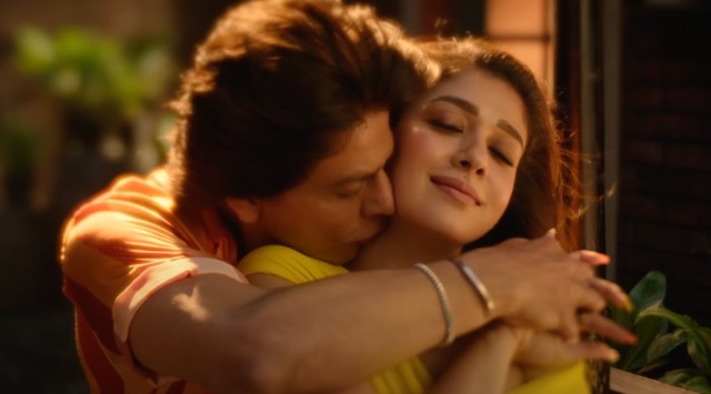 Shah Rukh Khan and Nayanthara in Jawan.