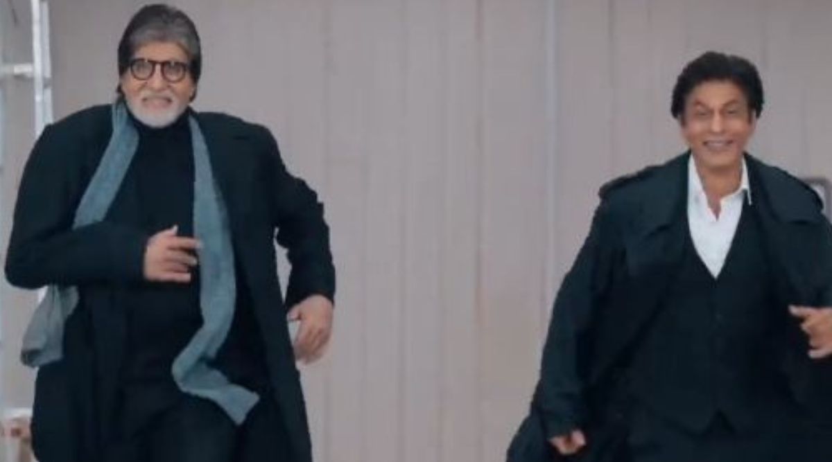 Shah Rukh Khan Amitabh Bachchan Race In A New Clip Netizens