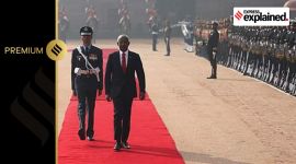 Maldives President Ibrahim Mohamed Solih at Rashtrapati Bhavan in 2022.