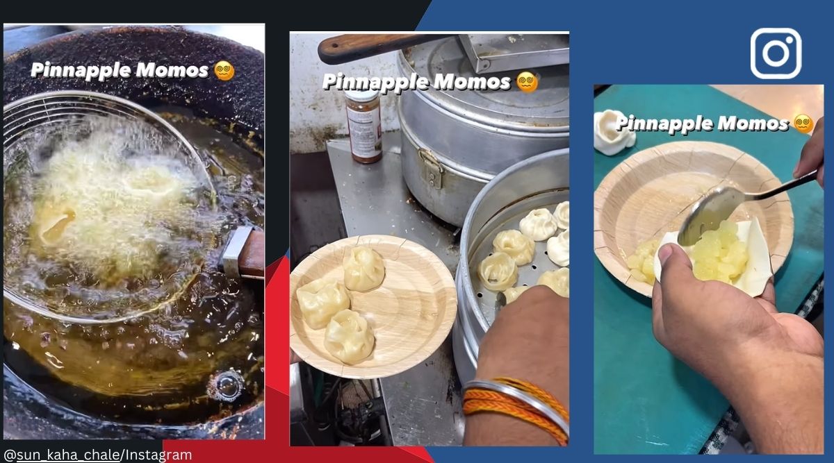 Street vendor’s pineapple momos fail to impress netizens, watch video