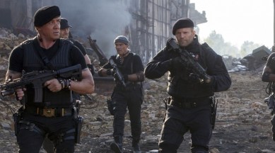 Sylvester Stallone and Jason Statham