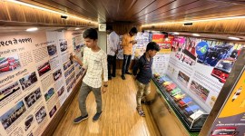 The mobile museum is currently stationed at Pune’s Swargate bus stand. Arul Horizon From vintage models to EVs: MSRTC’s mobile bus museum a hit with visitors