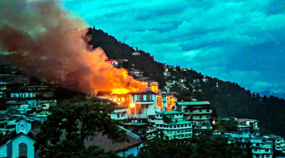 Heritage hotel gutted in Mussoorie fire