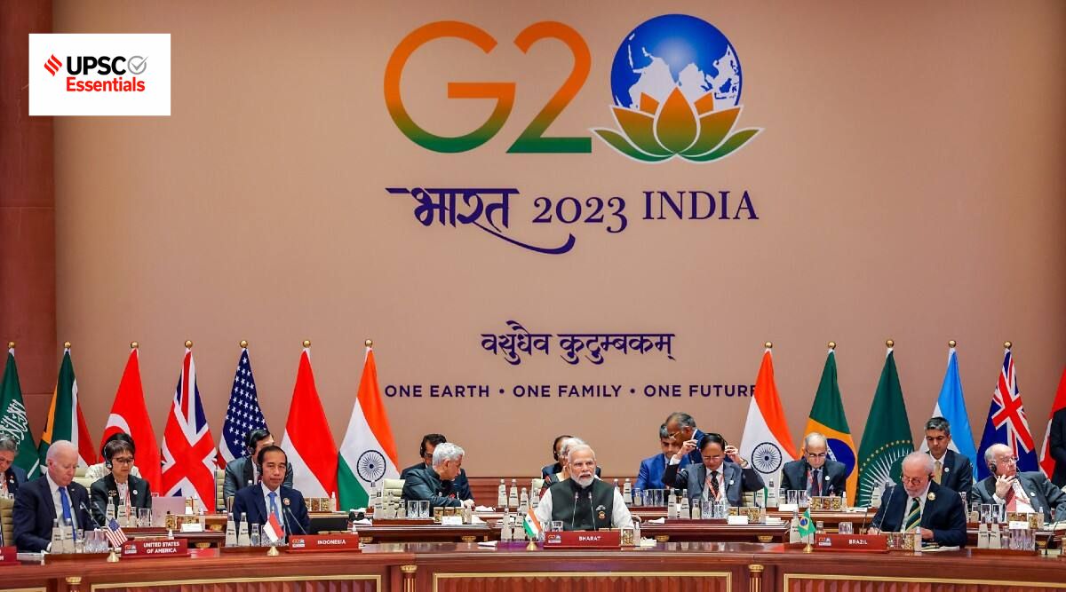 UPSC Essentials Weekly news express G20 Summit 2023 — Key takeaways