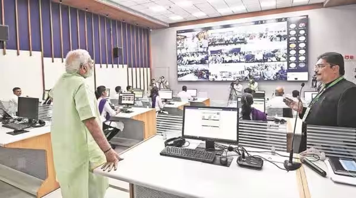 gujarat news, Gujarat education department, Gujarat Vidya Samiksha Kendra, what is Vidya Samiksha Kendra, Command and Control Centre, indian express news