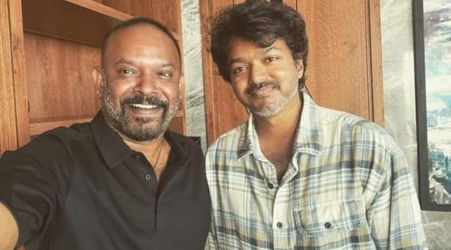 vijay with venkat prabhu